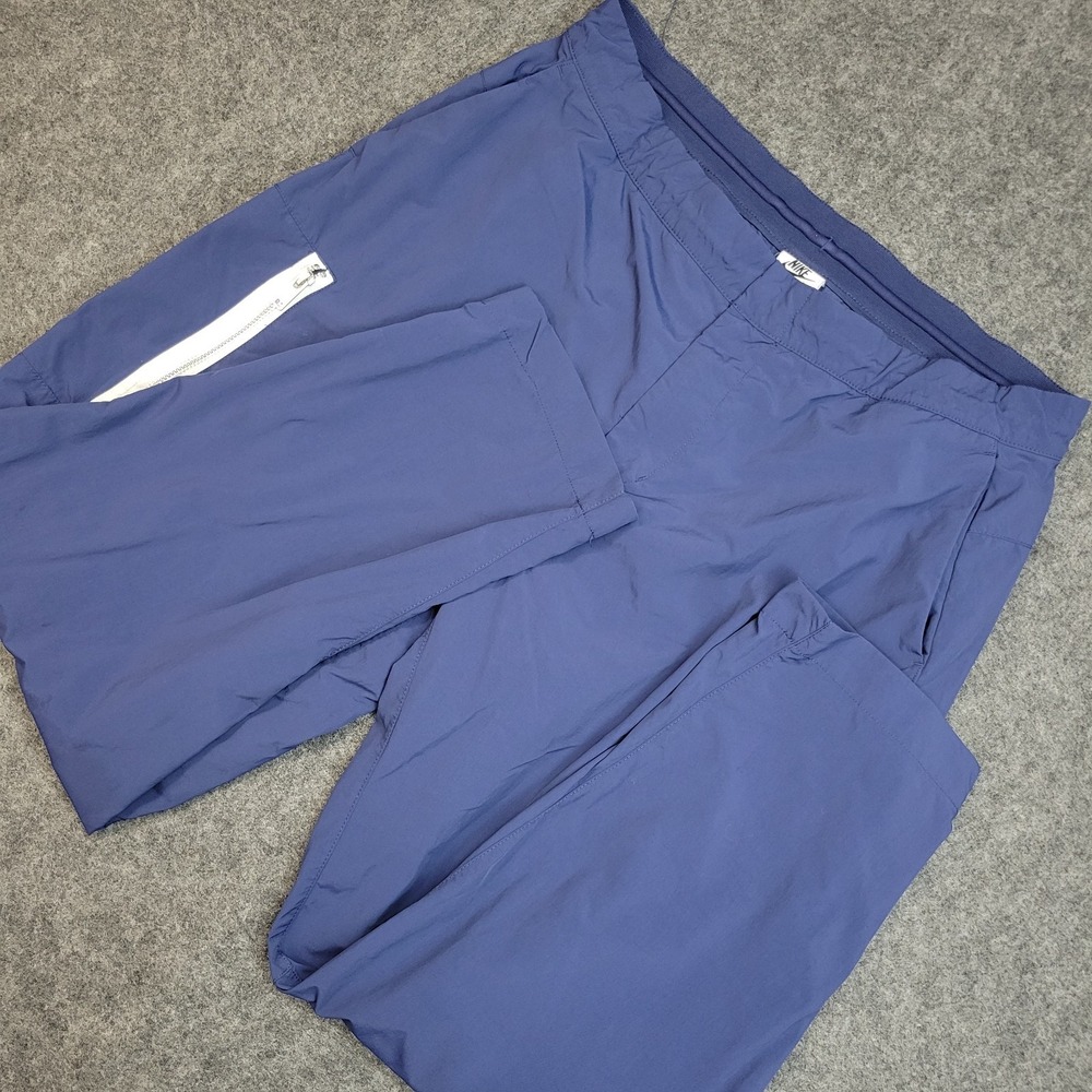 Nike Pants Mens 36 Blue Zip Pockets Athleisure Essential Utility Athletic Track